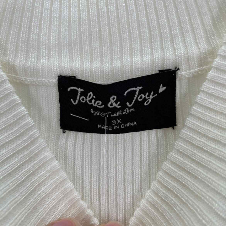 Size 3X Ivory Sweater