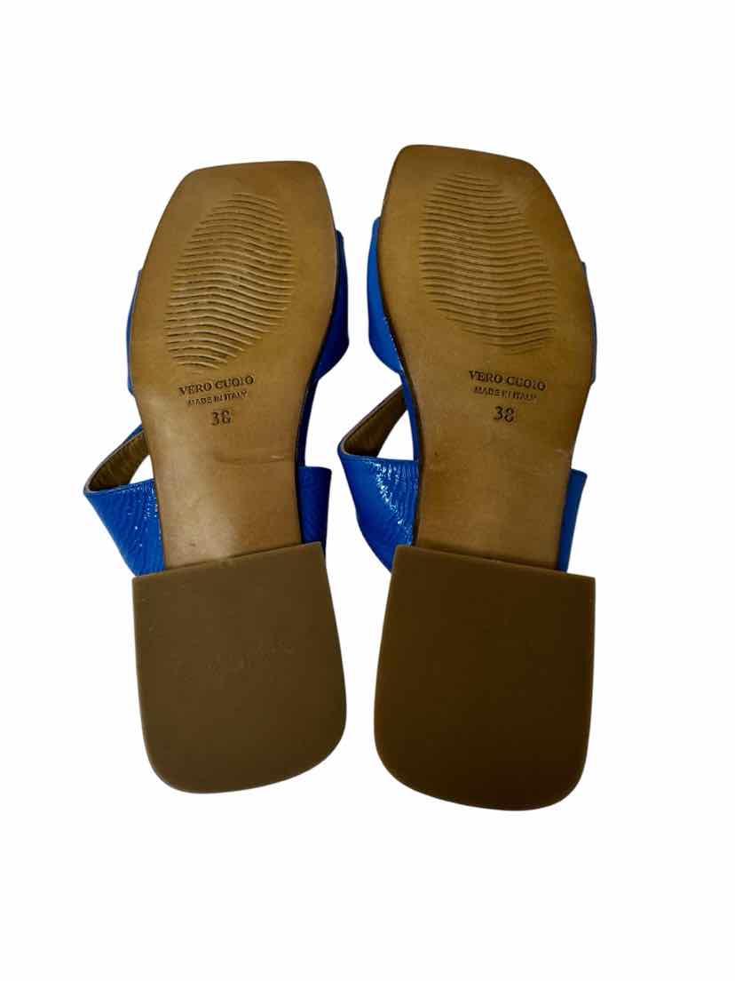 Shoe Size 38 Blue Sandals