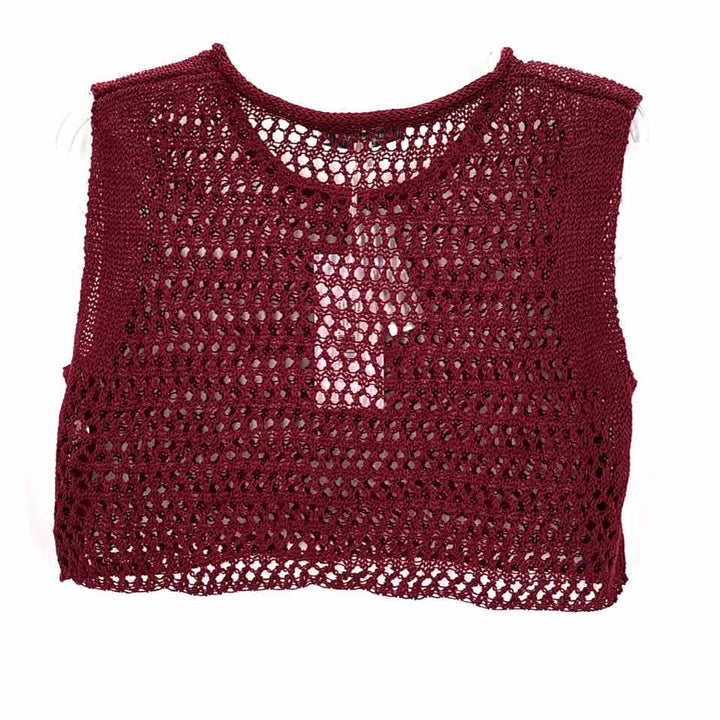 Size S ELIZABETH AND JAMES Burgundy Sweater