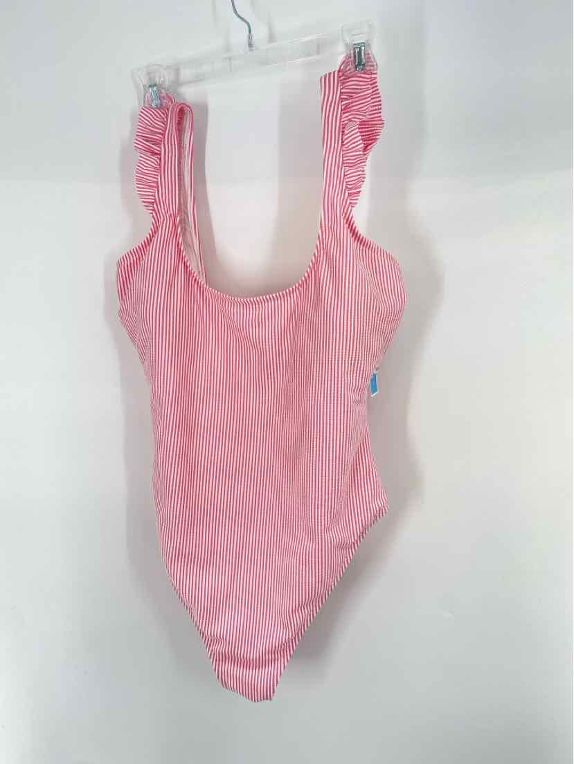 Size XL DRAPER JAMES PINK PRINT Swimsuit