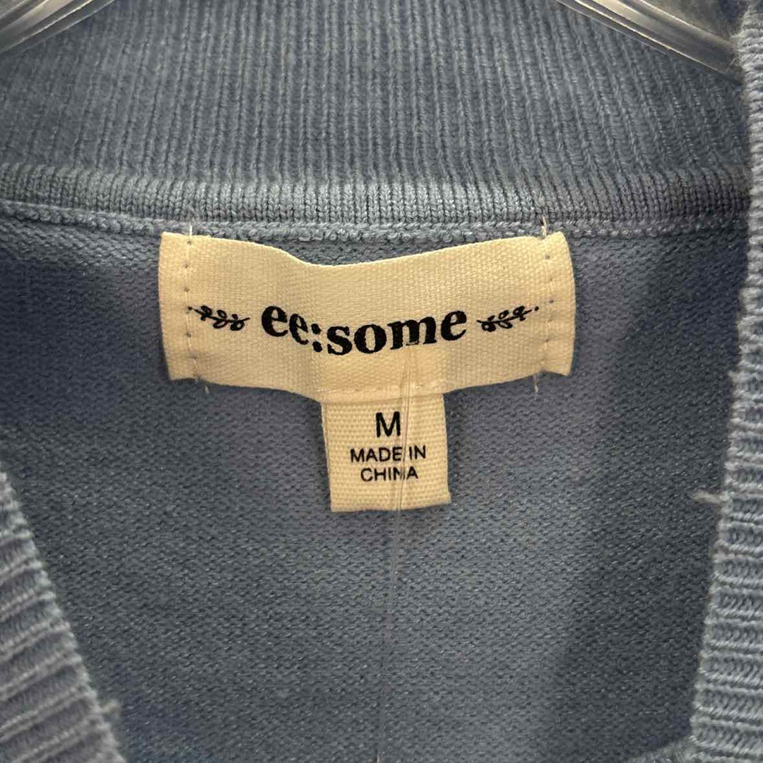 Size M EE:SOME Blue Knit Shirt