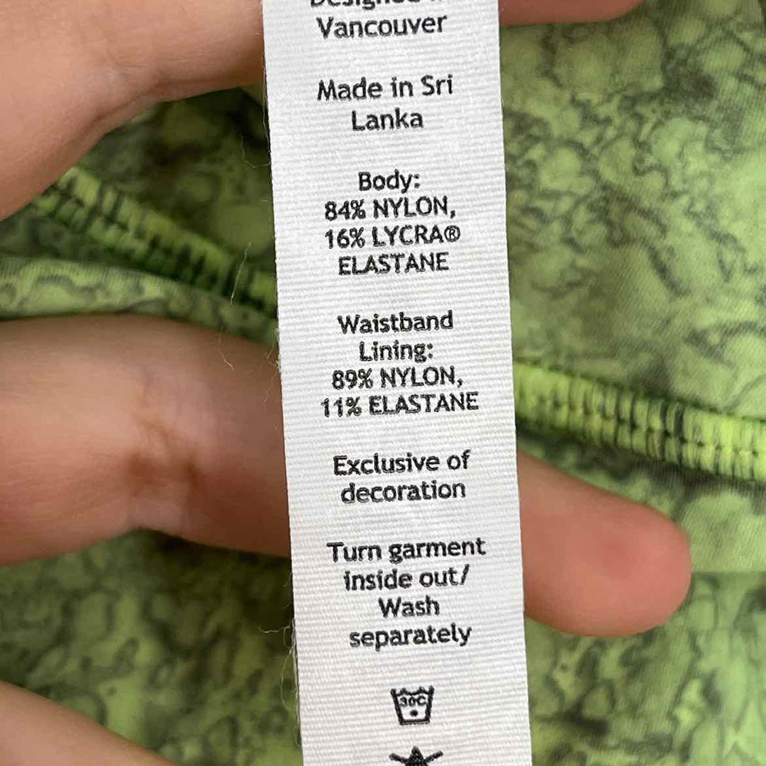 Size 0 Lululemon Green Leggings