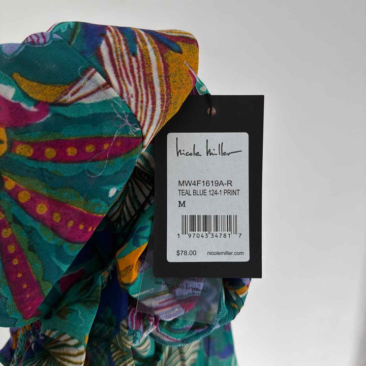 Size M NICOLE MILLER Multi-Color Shirt