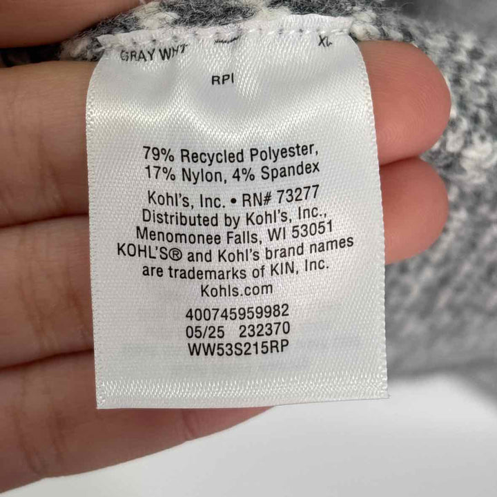 Size XL Nine West Gray Sweater