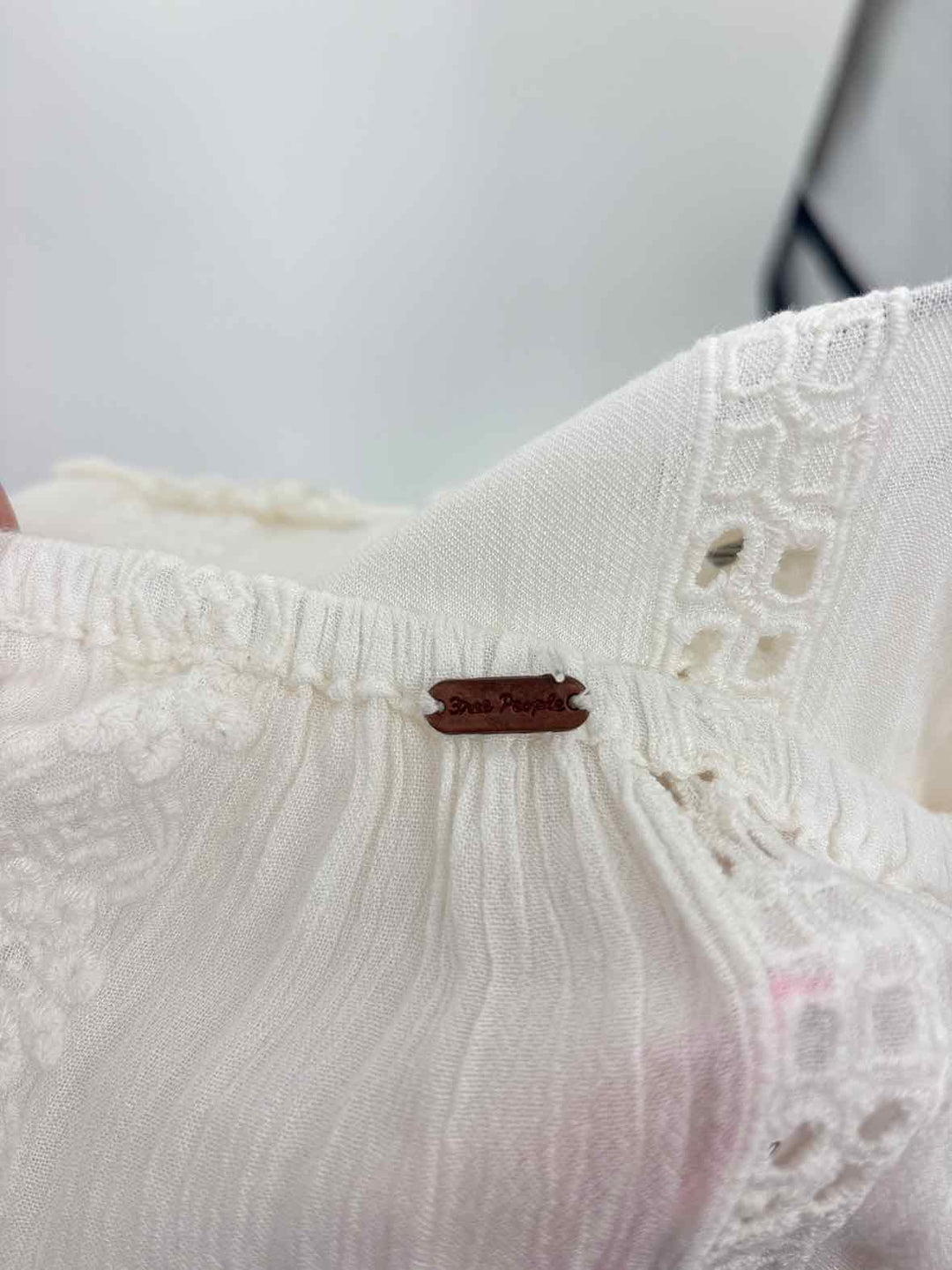 Size One Size FREE PEOPLE Cream Shirt