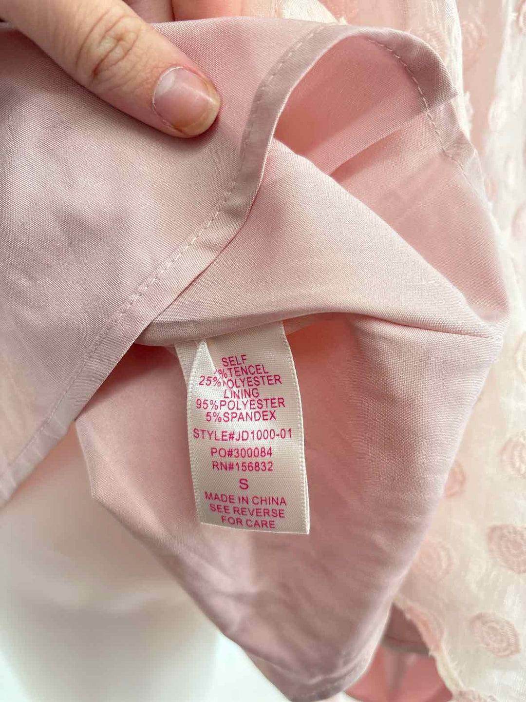 Size S Pink Dress