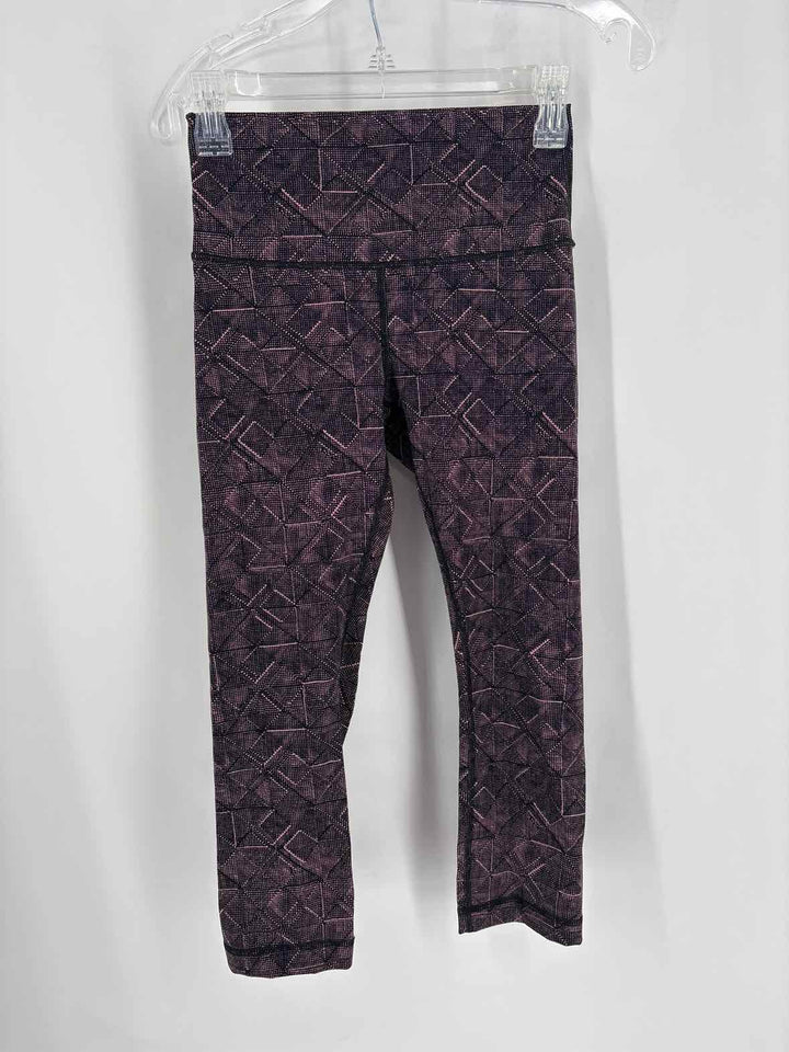 Size 6 Lululemon PINK PRINT Pants