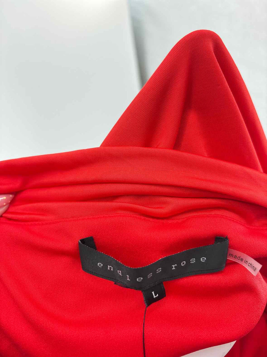 Size L ENDLESS ROSE Red Shirt
