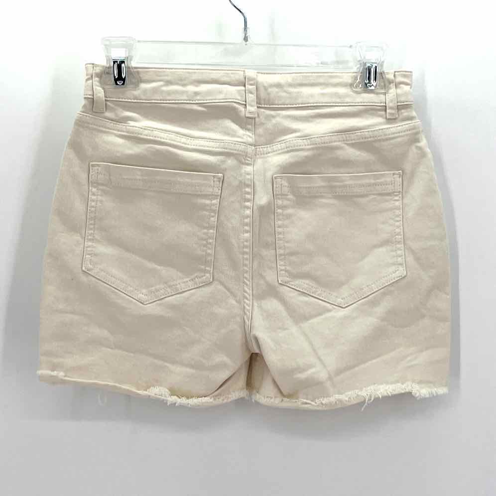 Size 4 Boden Ivory Denim Shorts