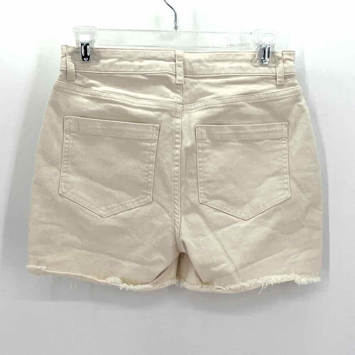 Size 4 Boden Ivory Denim Shorts
