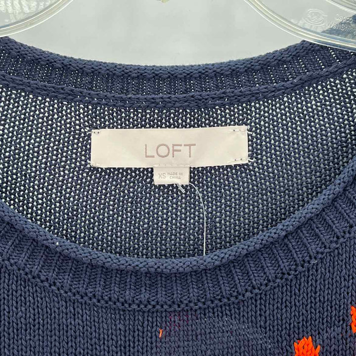 Size XS LOFT Navy Sweater