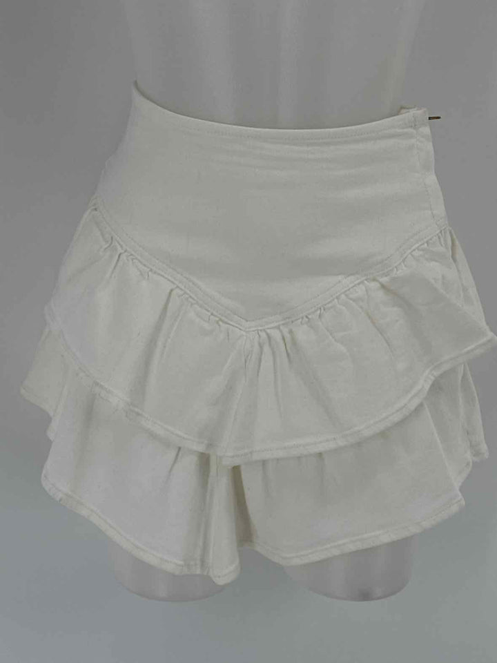 Size 24 MOTHER White Skirt