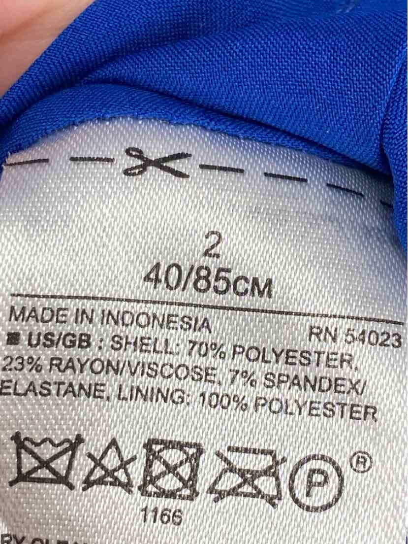 Size 2 Banana Republic Blue Dress