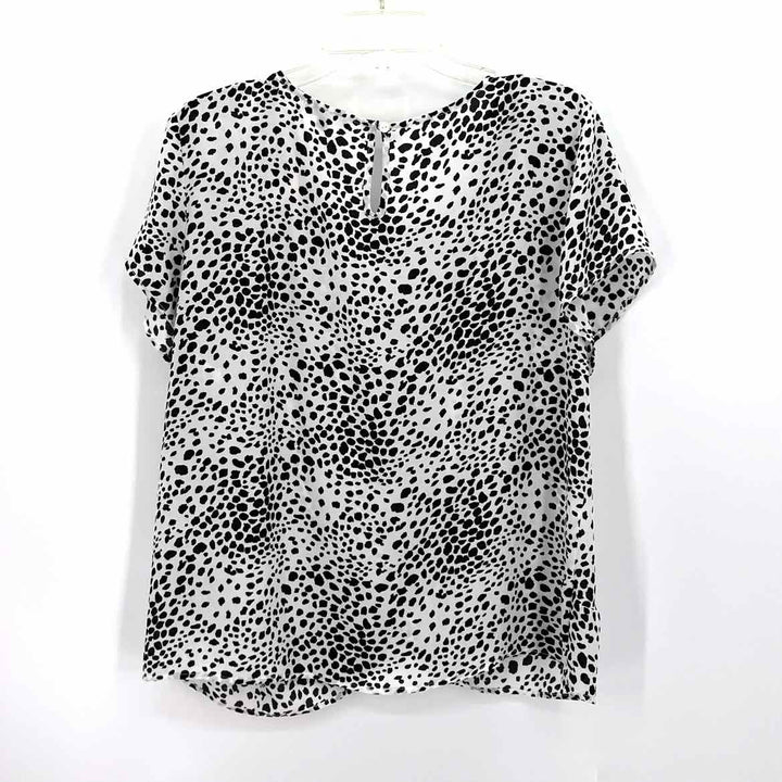 Size XL Adrianna Papell Black/White Shirt