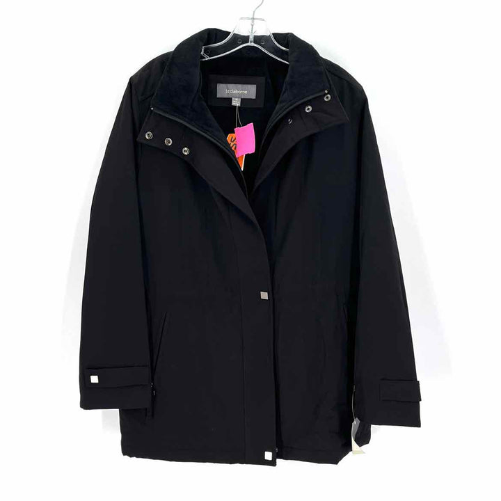Size M LIZ CLAIBORNE Black Coat