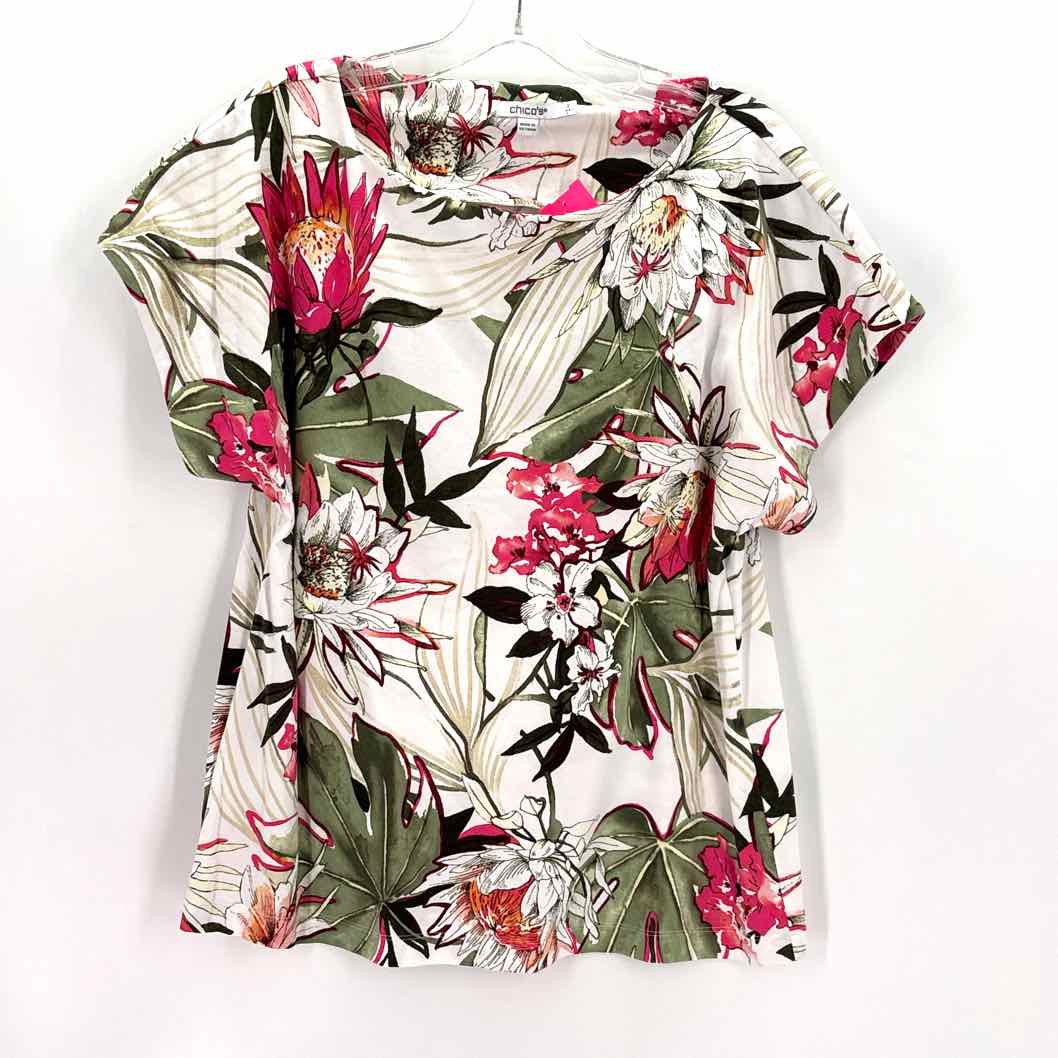 Size L Chico's Multi-Color Shirt
