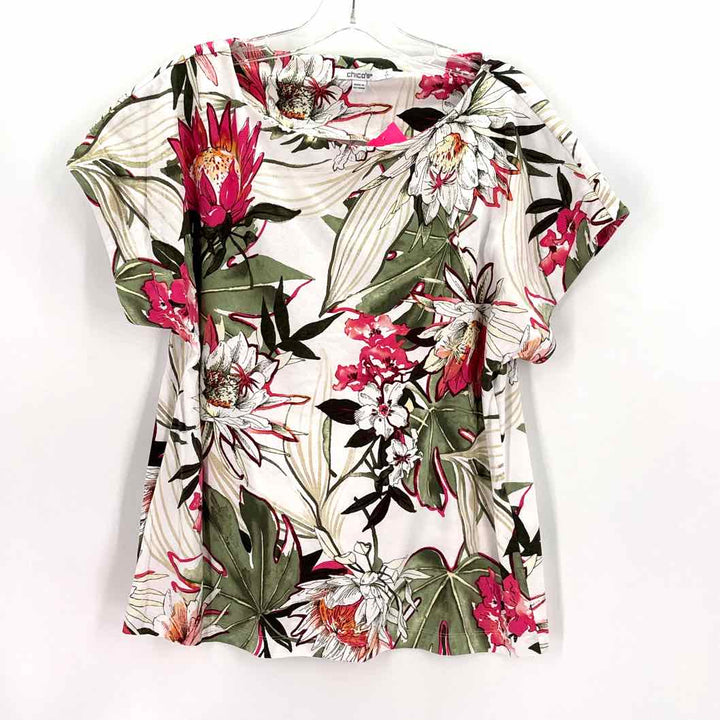 Size L Chico's Multi-Color Shirt