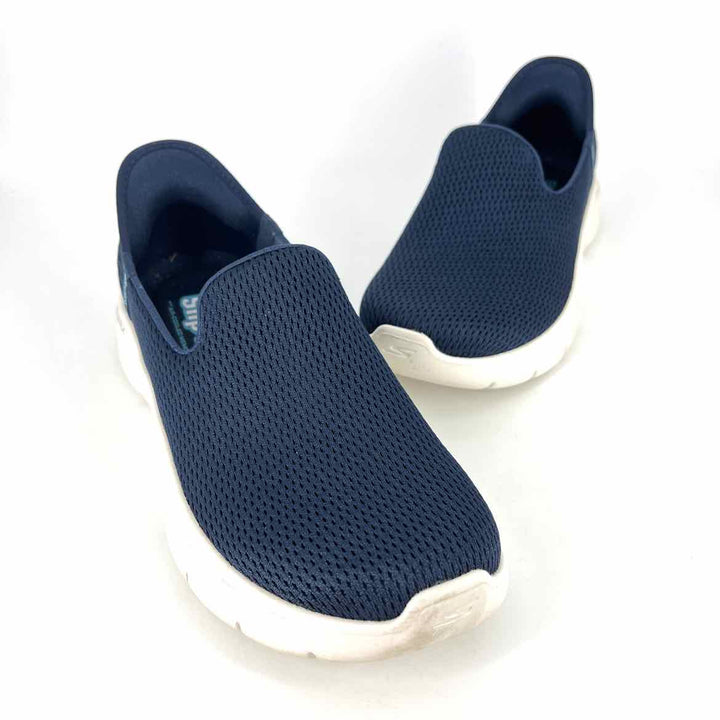 Shoe Size 8 Sketchers Navy Knit Sneakers