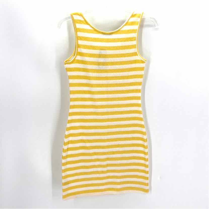 Size XS Yellow Print Dress