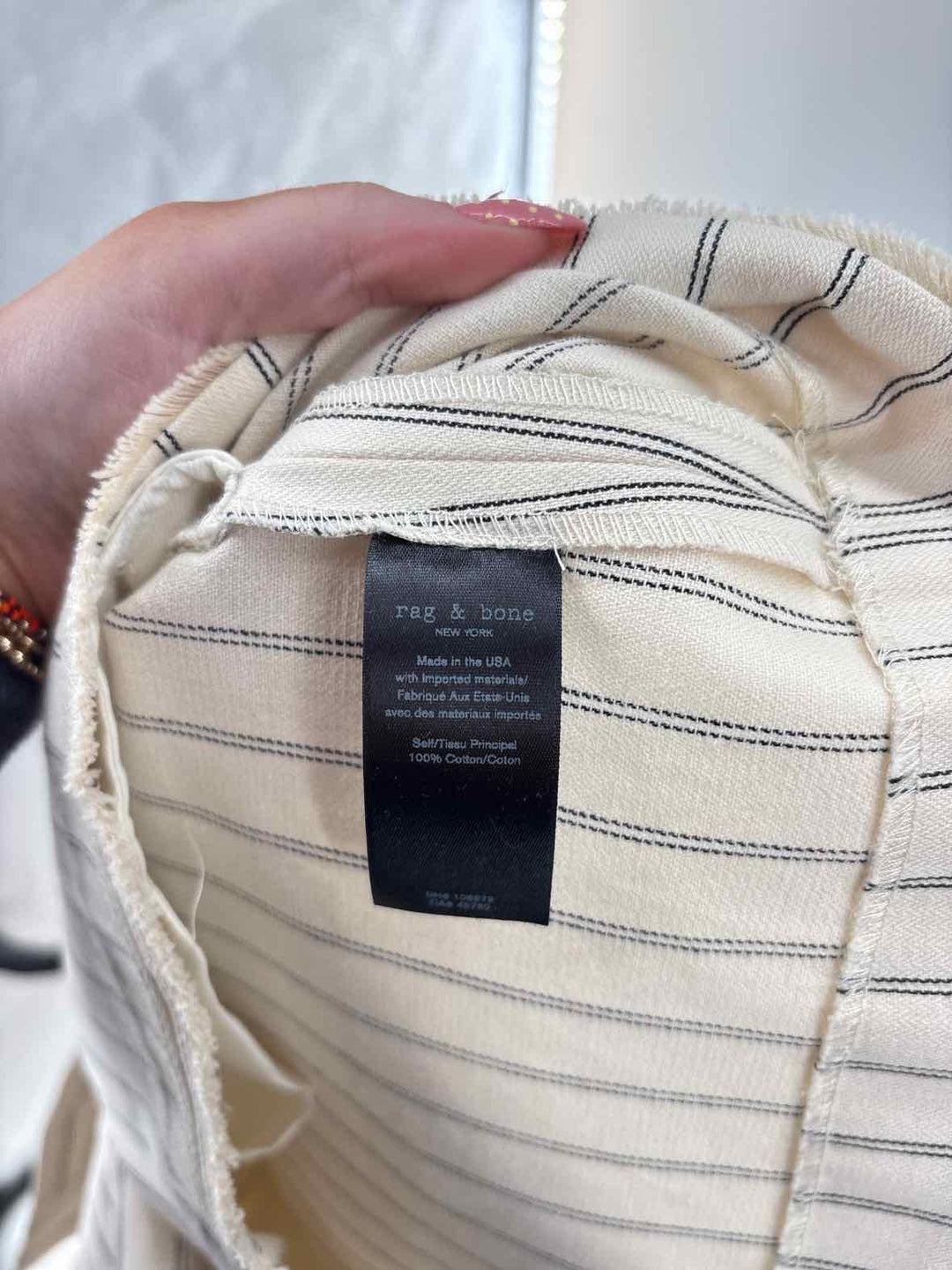 Size 4 RAG & BONE Ivory Luxury - Shorts
