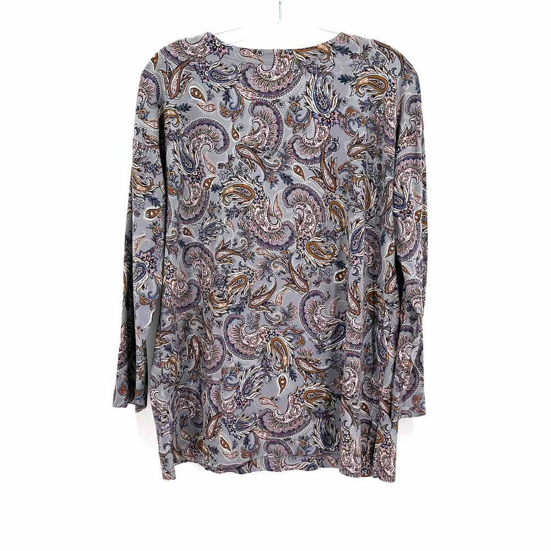 Size M J JILL Gray Shirt