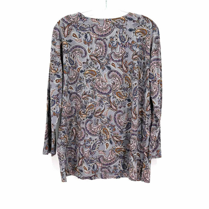 Size M J JILL Gray Shirt