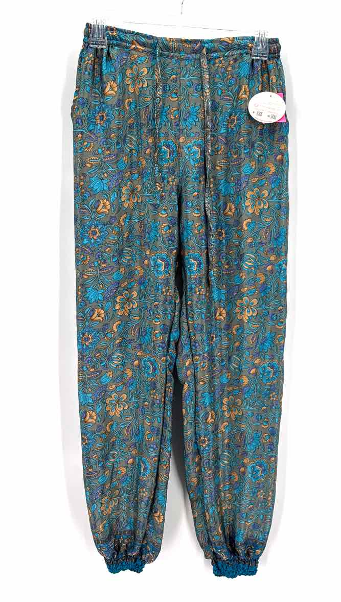 Size S/M Multi-Color Silk Pants