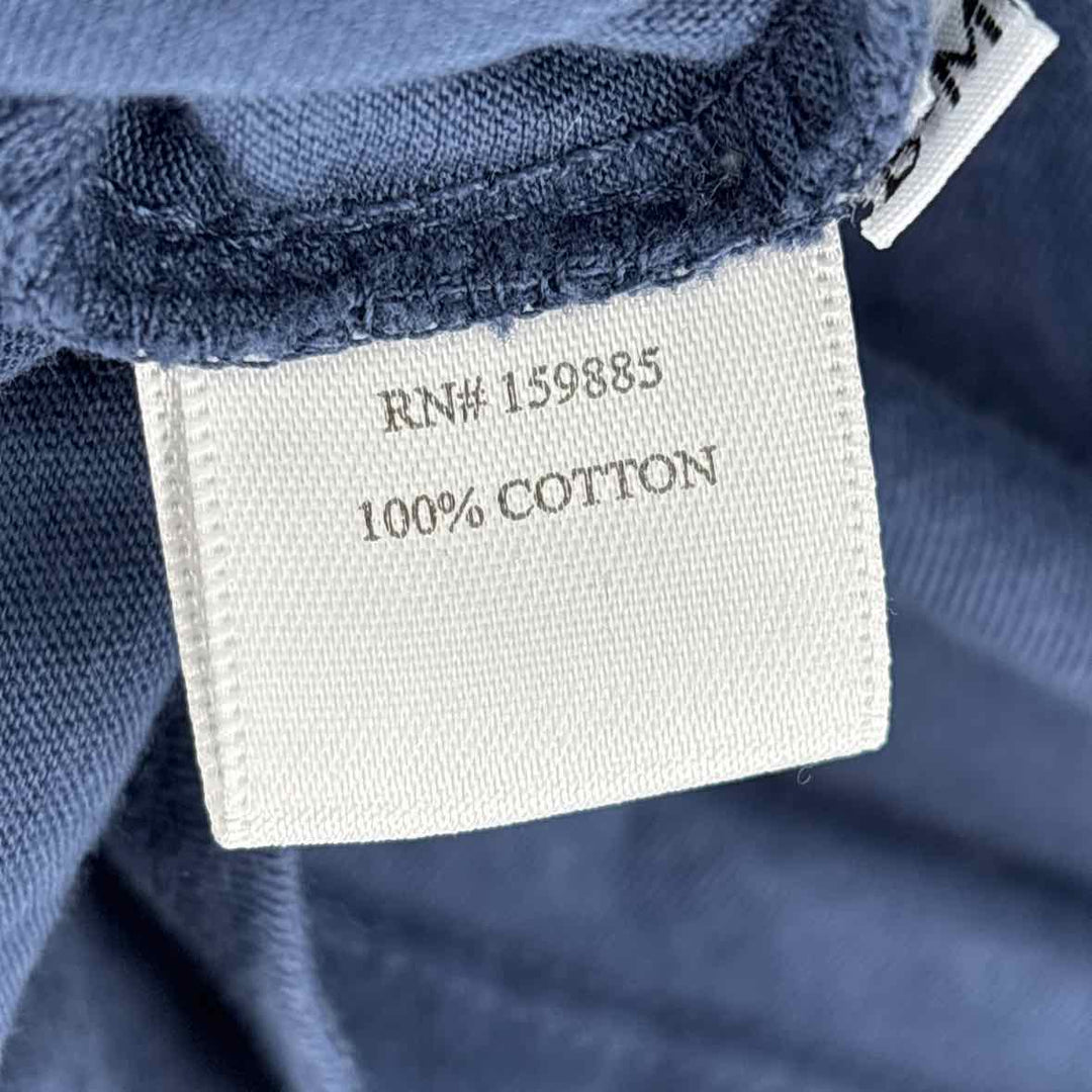 Size M Blue Cotton Cardigan