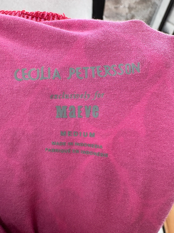 Size M MAEVE PINK PRINT Shirt