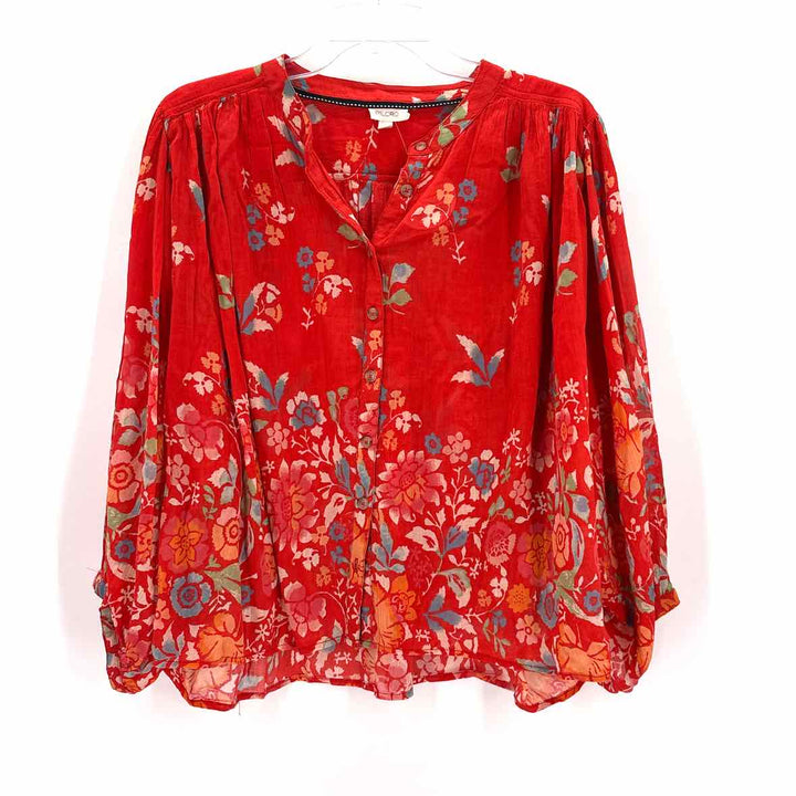 Size M Pilcro & the Letterpress Red Shirt