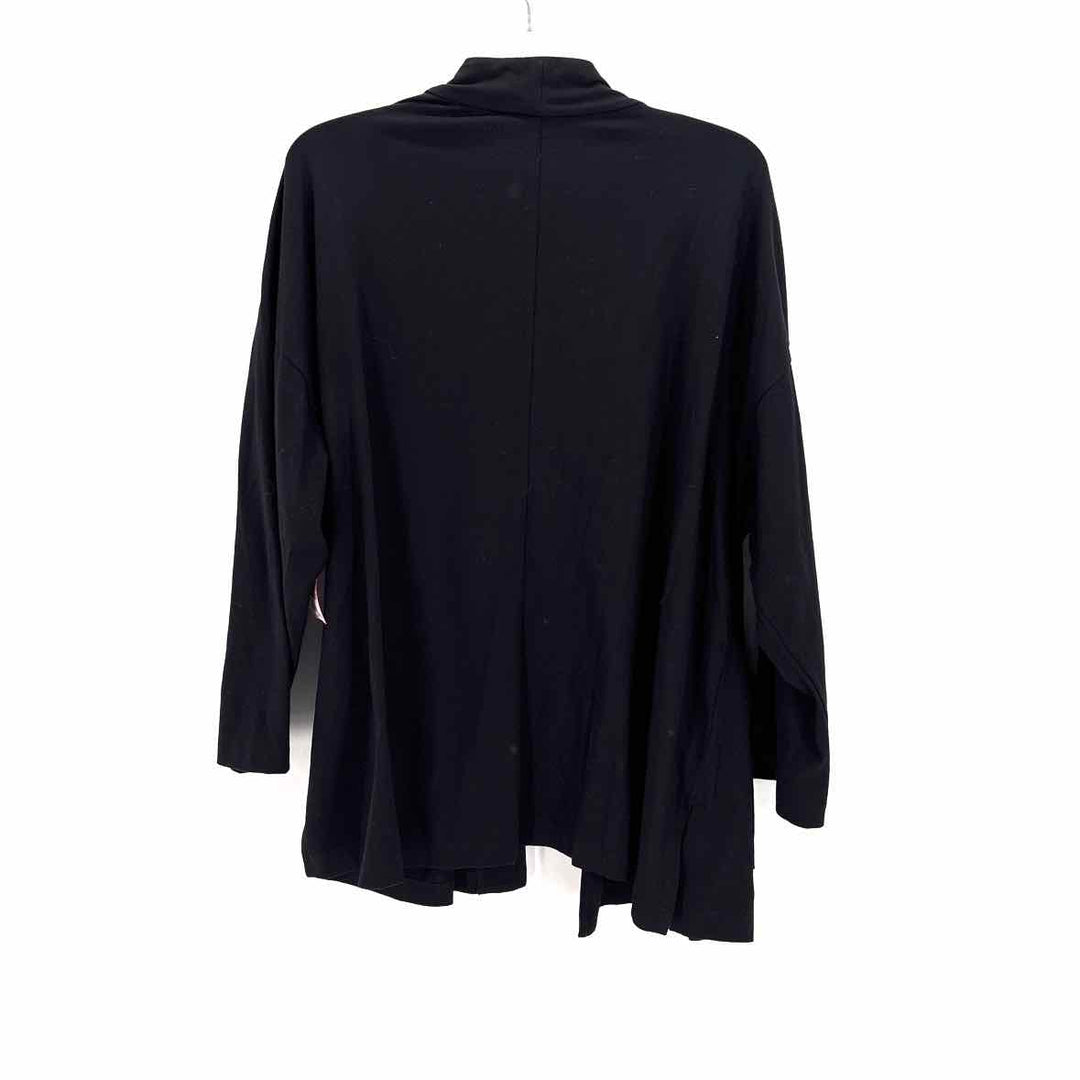 Size 1X Eileen Fisher Black Cotton Shirt
