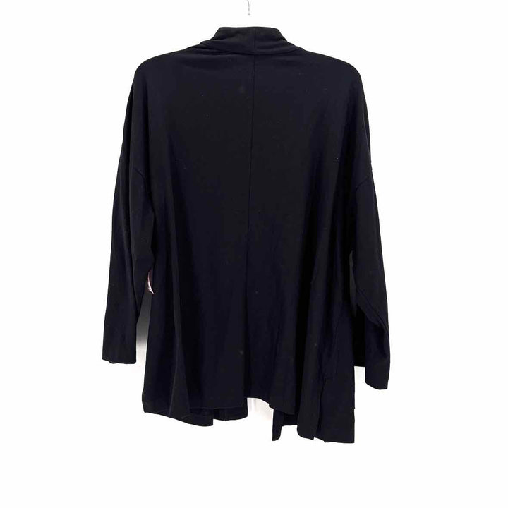 Size 1X Eileen Fisher Black Cotton Shirt