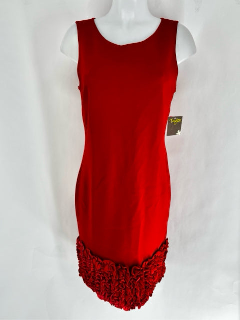 Size 8 TAYLOR Red Dress