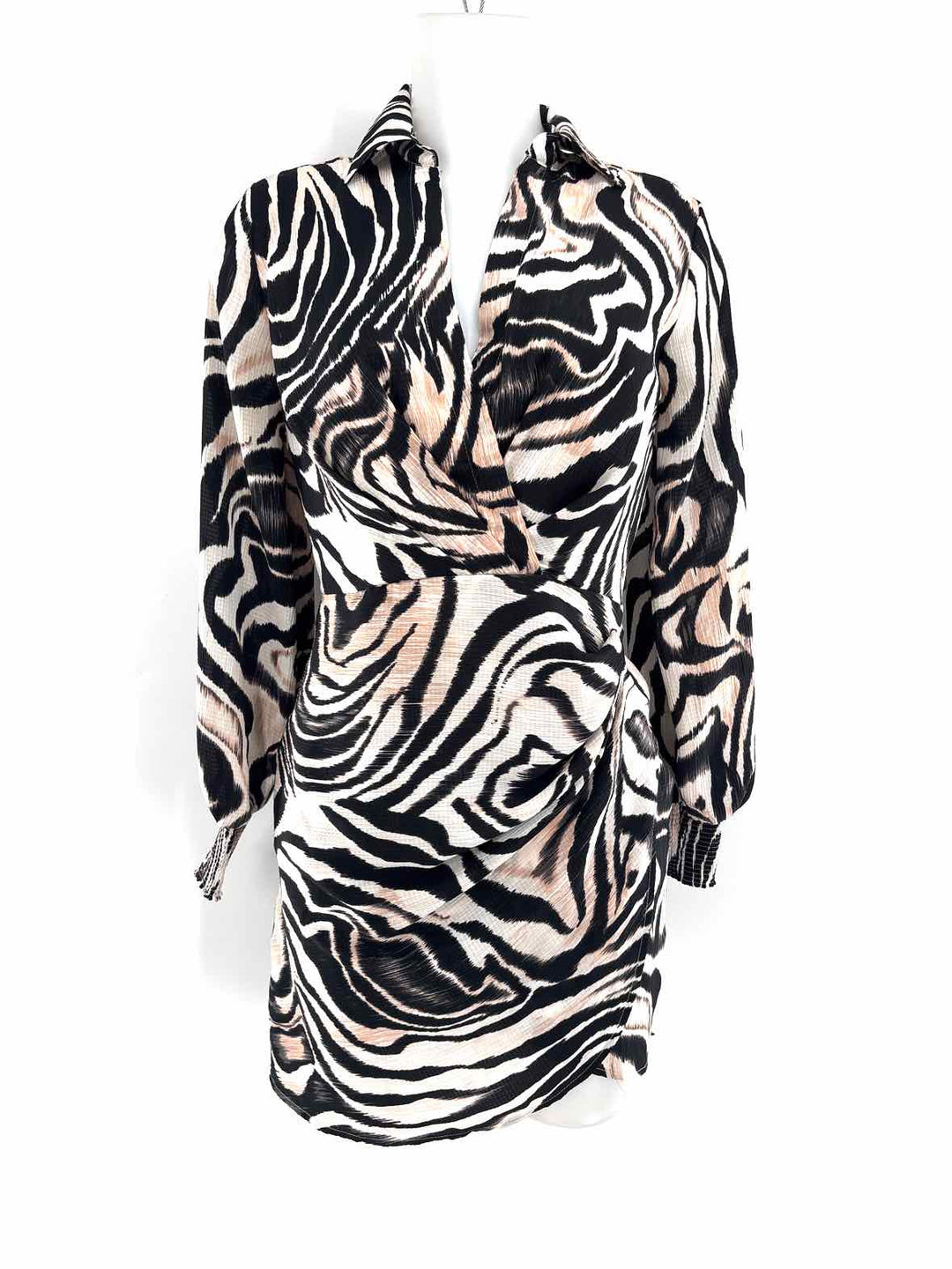 Size 2 Anthropologie Black Print Dress