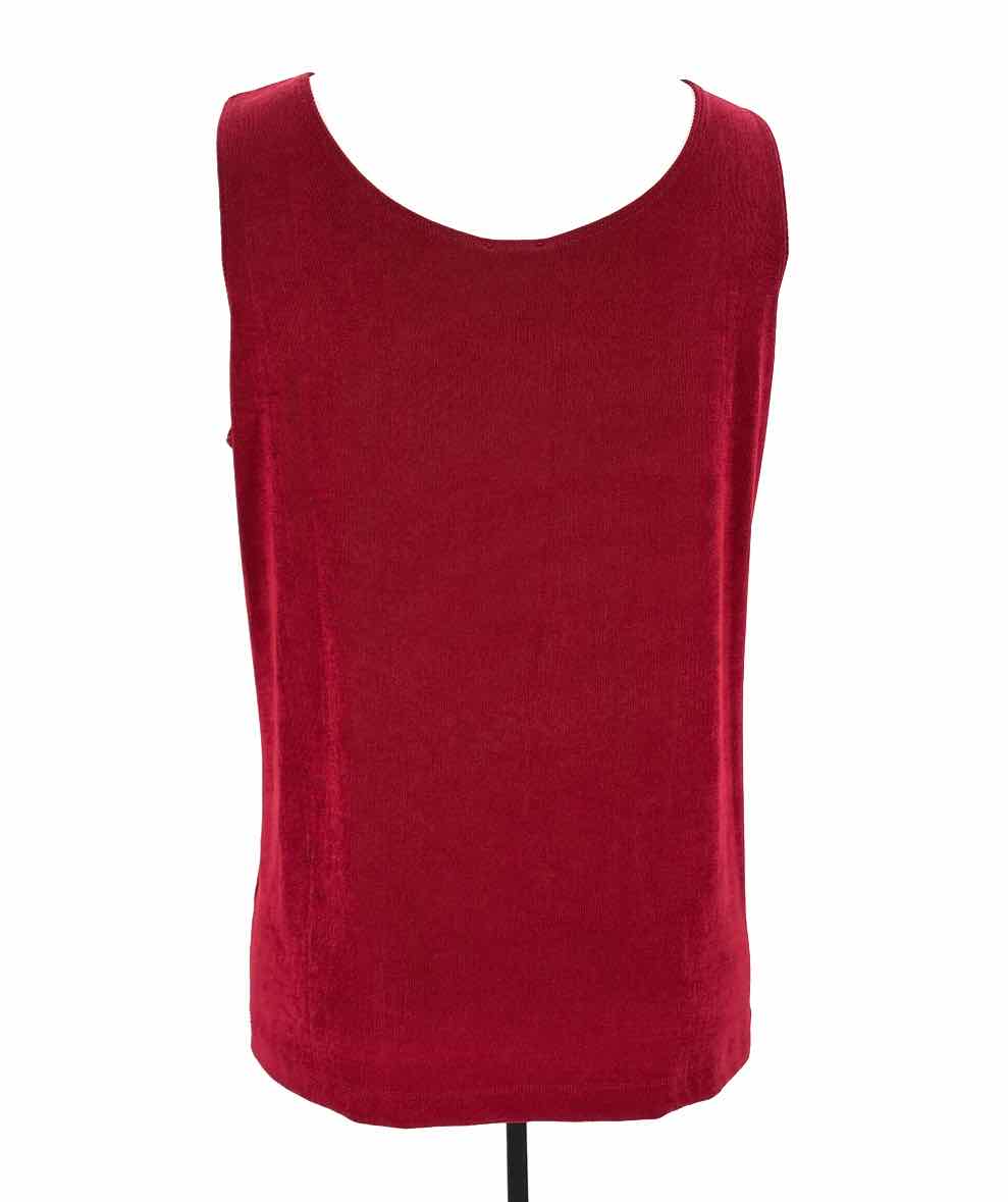 Size L Chico's Burgundy Shirt
