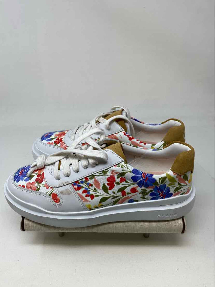 Shoe Size 7.5 Cole Haan White Print Sneakers