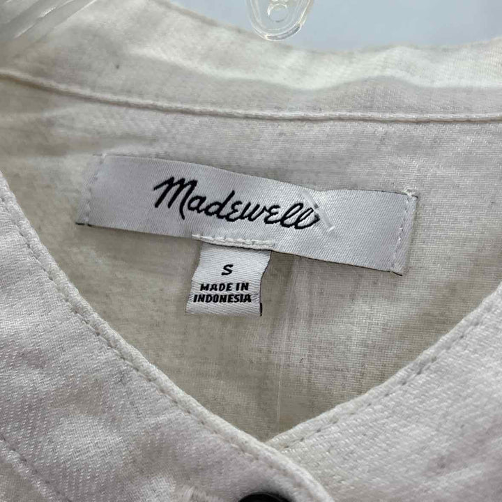Size S MADEWELL Ivory Shirt