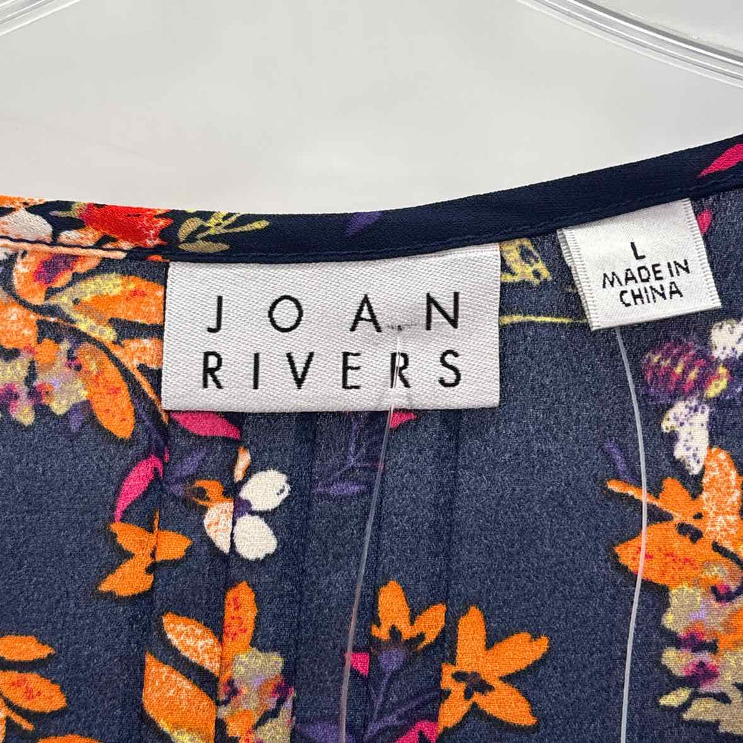Size L JOAN RIVERS Blue Shirt