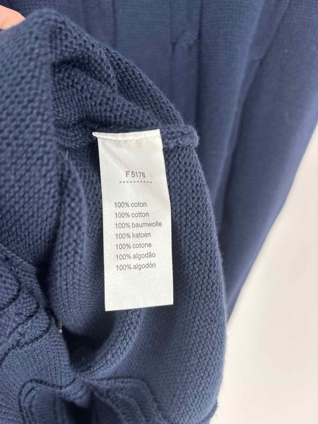 Size 38 Lacoste Navy Knit Dress