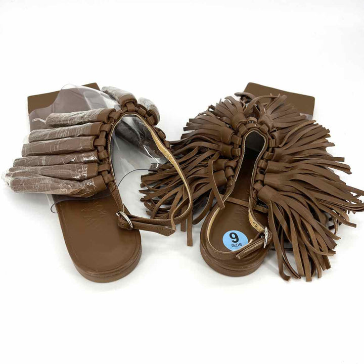 Shoe Size 37 Tan Leather Luxury - Sandals