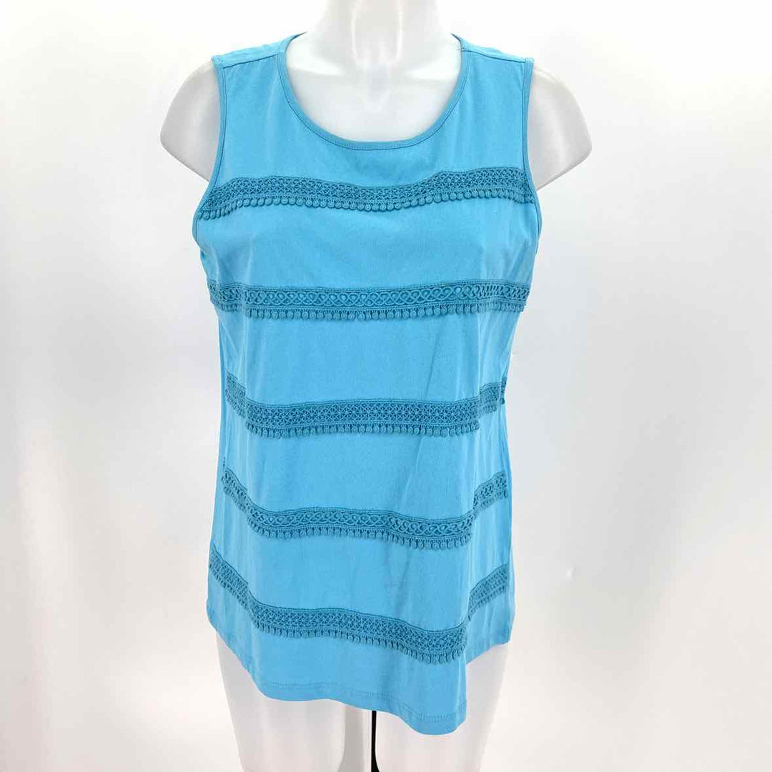 Size M Talbots Blue Shirt