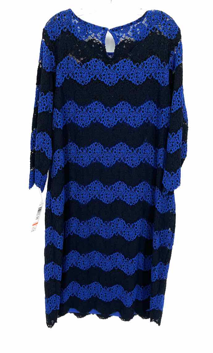 Size 24W TIANA B Black Lace Dress