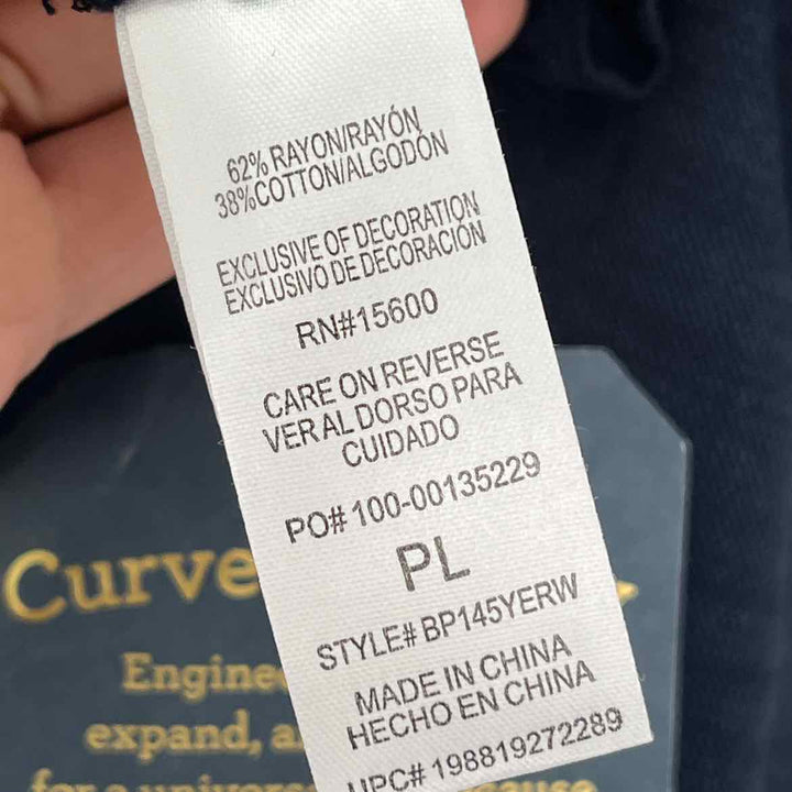 Size L DEMOCRACY Navy Pants