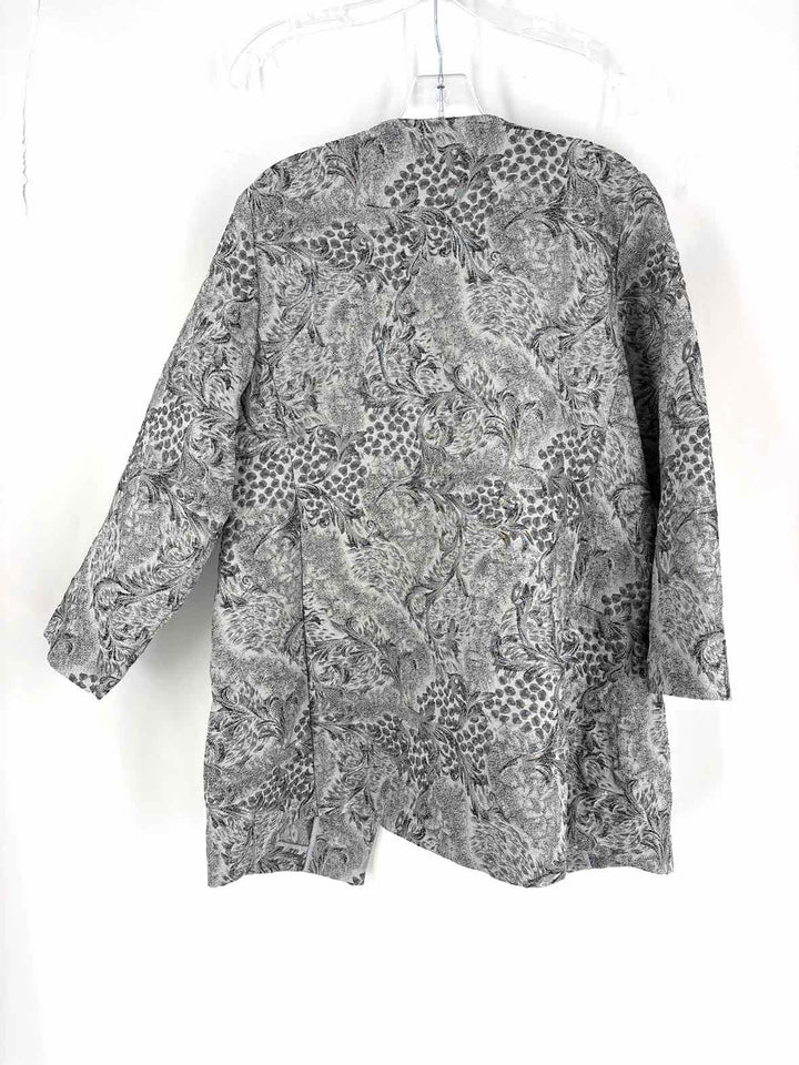 Size 12 Chico's Silver Jacket