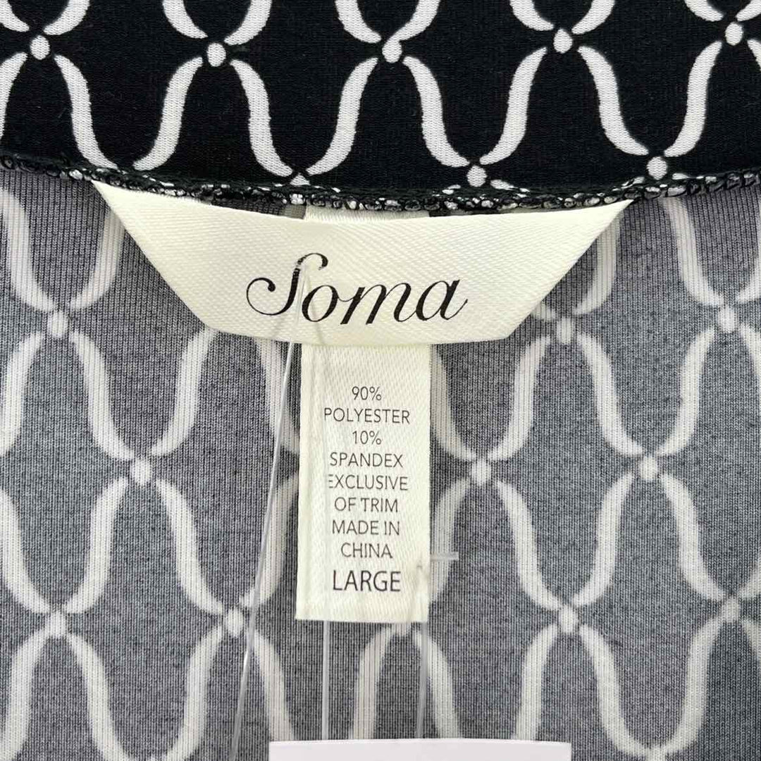 Size L SOMA Black Dress