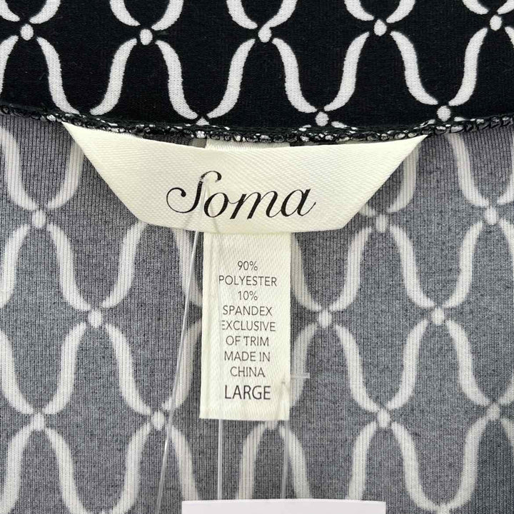 Size L SOMA Black Dress