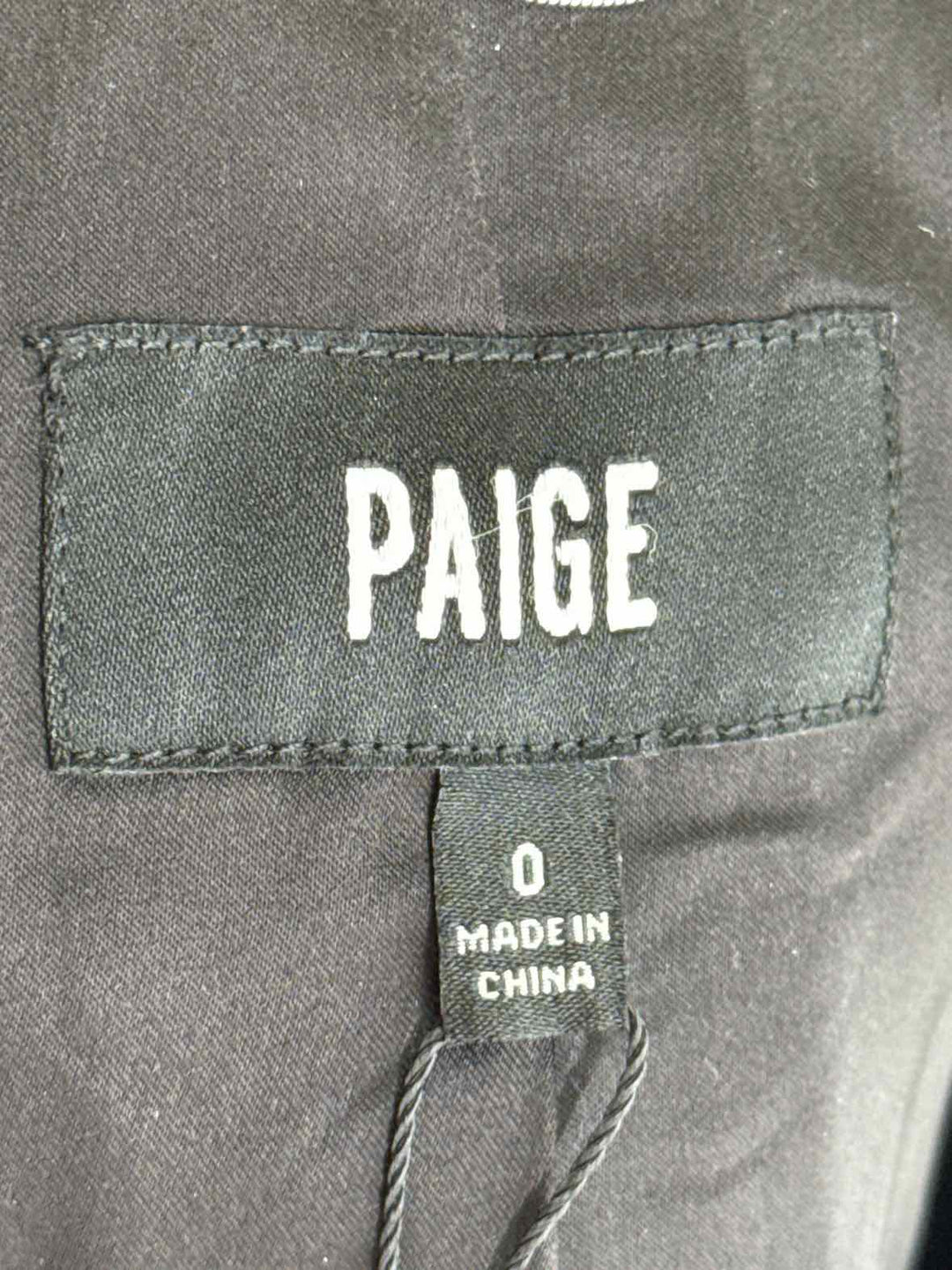 Size 0 PAIGE Gray Luxury - Blazer