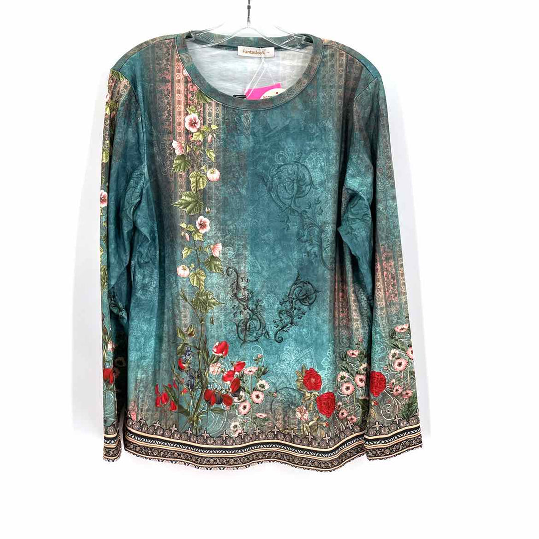 Size L Multi-Color Knit Shirt