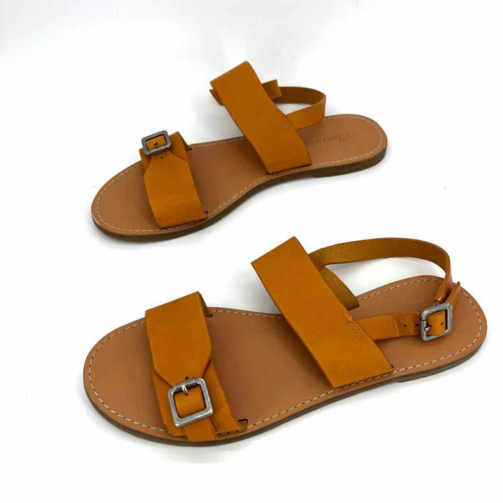 Shoe Size 9 MADEWELL Camel Leather Sandals