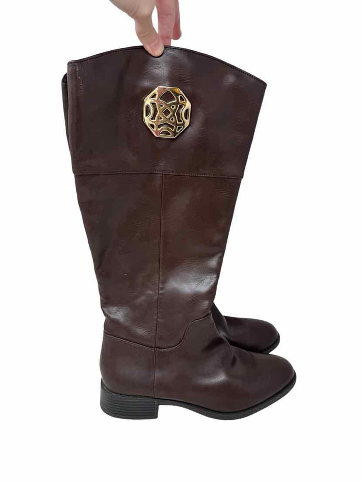 Shoe Size 8.5 Brown Leather Boots